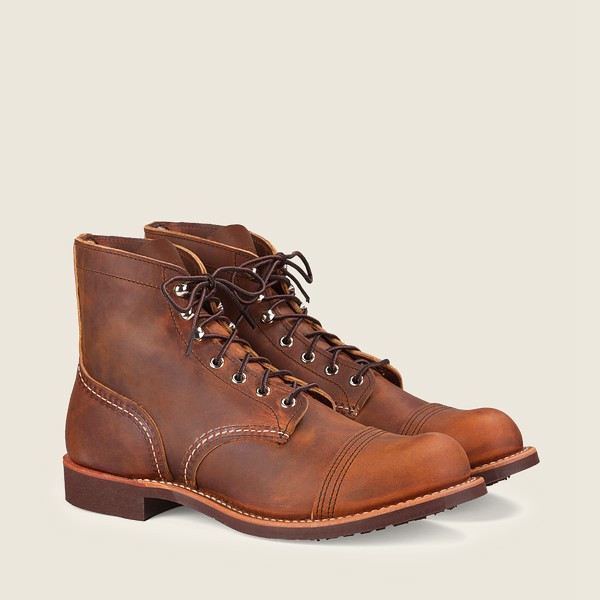 Heritage Støvler Herre - Red Wing Iron Ranger - 6-Inchr Rough & Tough Læder - Brune - PRWHJN-681